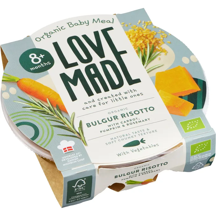 Bulgur Risotto 8m 185g Lovemade