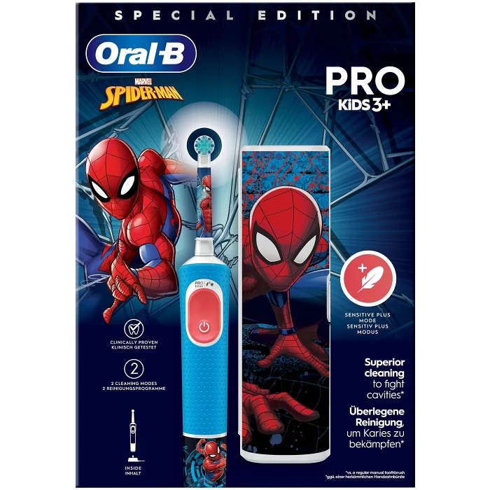 Vitality Pro Kids Spiderman HBOX Oral-B