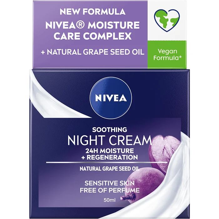 Nattkräm Soothing Night Cream 50ml NIVEA