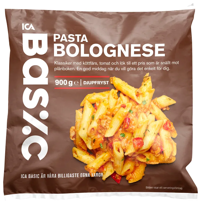 Pasta Bolognese 900g ICA Basic