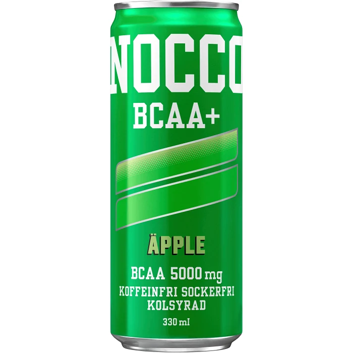 Funktionsdryck BCAA Äpple Koffeinfri Sockerfri 33cl Nocco