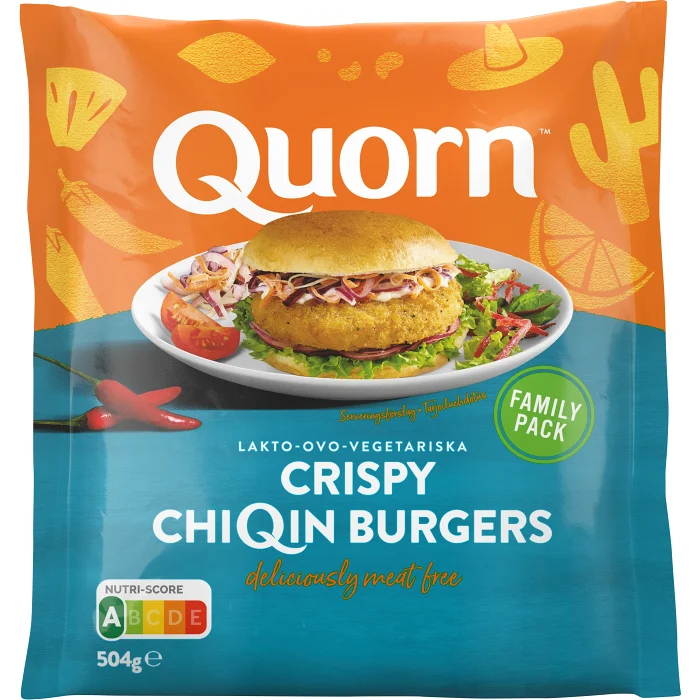 Crispy ChiQin Burg 504g Quorn