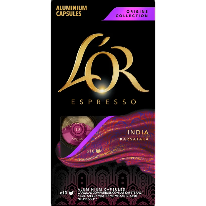 Kaffekapslar Espresso India 10-p L'Or