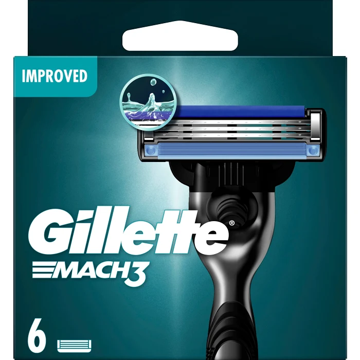 Rakblad Mach3 6-p Gillette