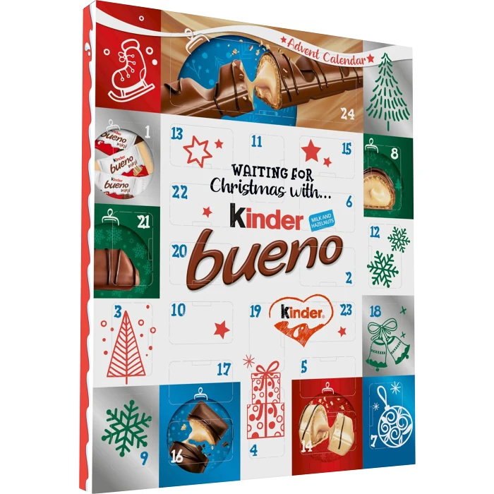 Julkalender Kinder Bueno 167g Ferrero