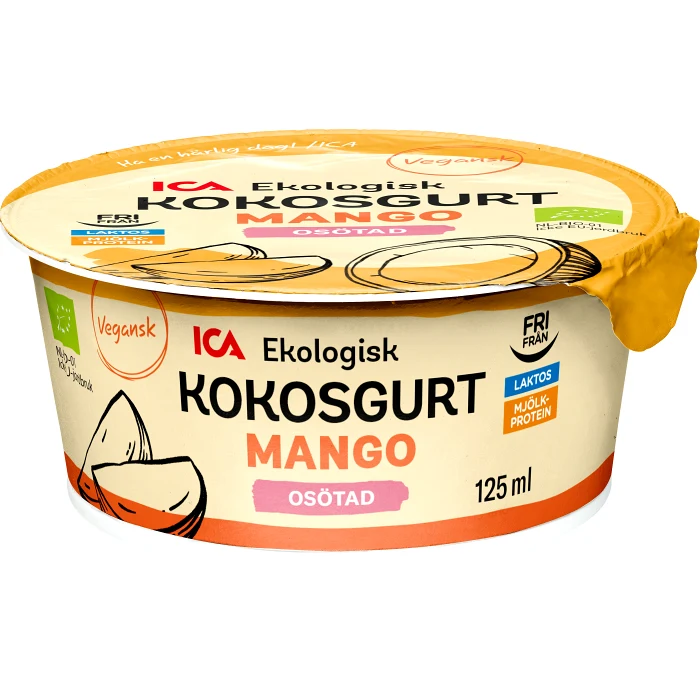 Kokosgurt Mango Ekologisk 125ml ICA