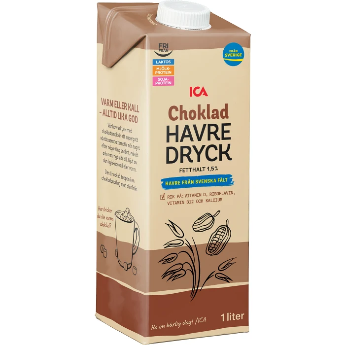 Havredryck Choklad 1l ICA