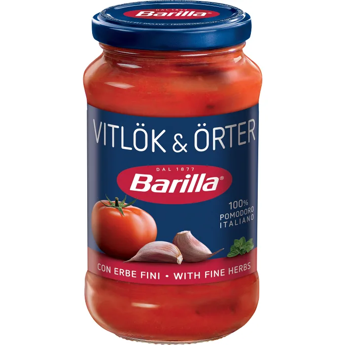 Pastasås Vitlök & Örter 400g Barilla