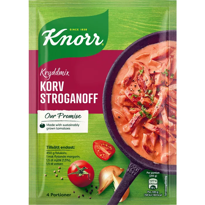 Korv Stroganoff Kryddmix 50g Knorr