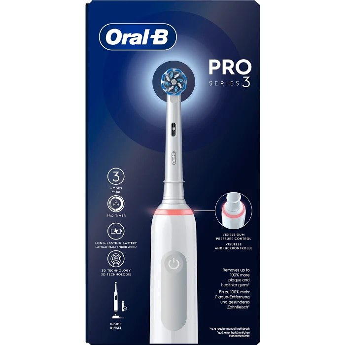 Pro3 White + Extra Sensi Brush Head Oral-B