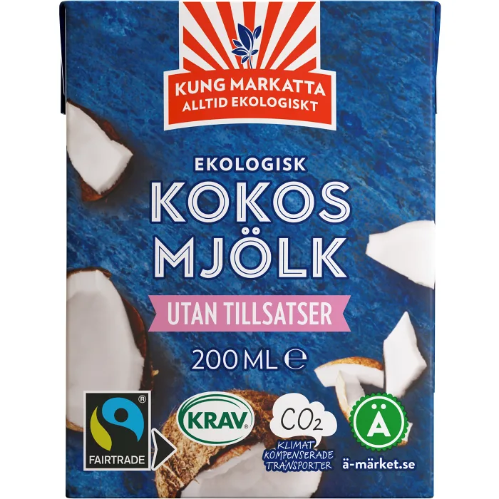 Kokosmjölk 200ml Kung markatta