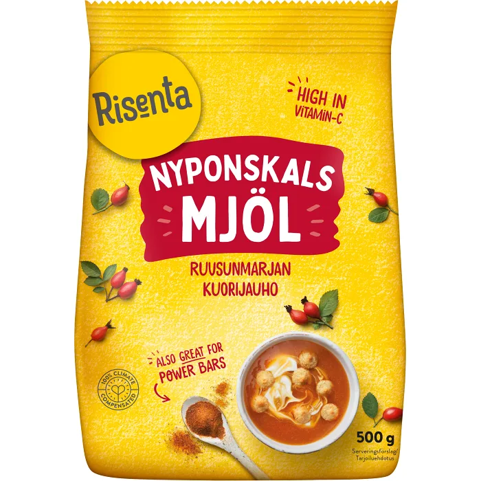 Nyponskalsmjöl 500g Risenta