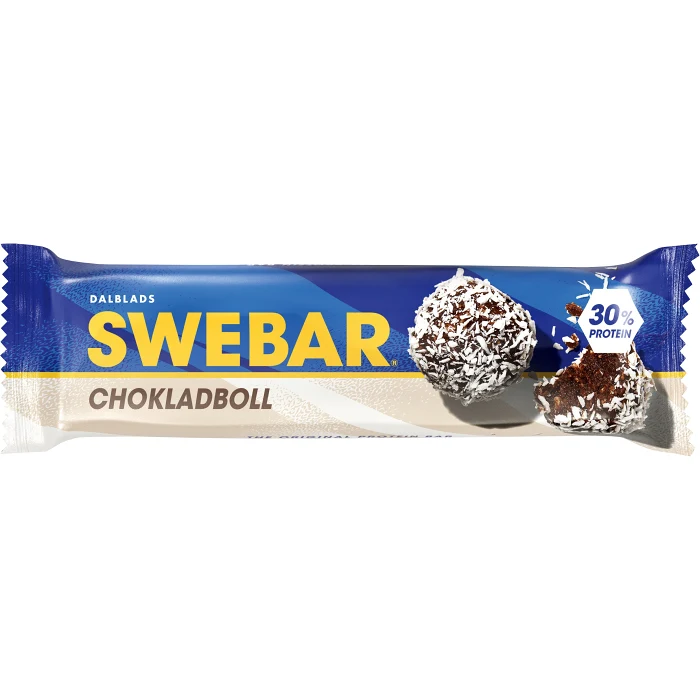 Proteinbar Swebar Chokladboll 55g Dalblads