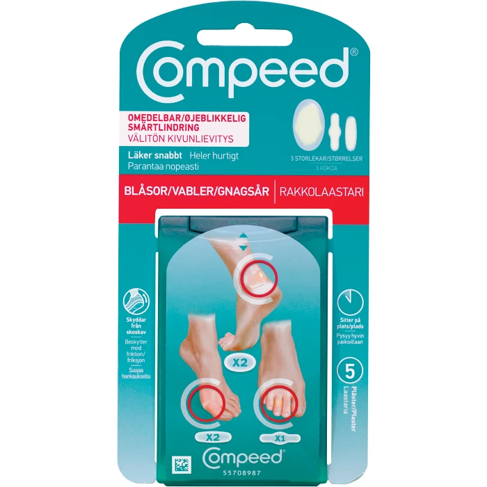 Plåster Blåsor Mix 5-p Compeed