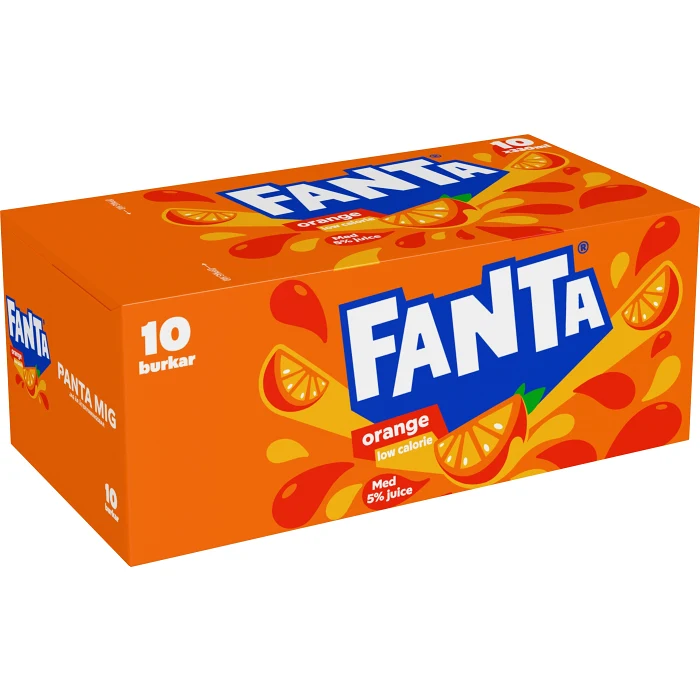 Läsk Orange 33cl 10-p Fanta