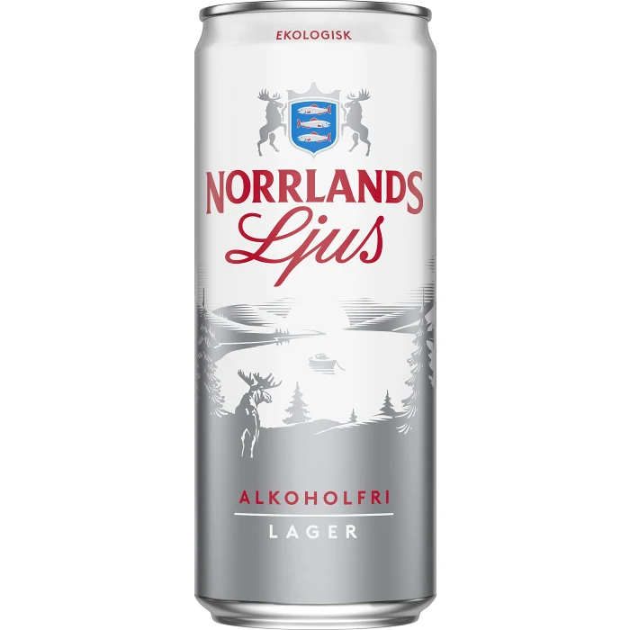 Öl Ljus Alkoholfri Ekologisk 33cl Norrlands Guld