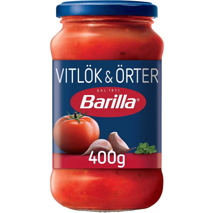 Pastasås Vitlök & Örter 400g Barilla