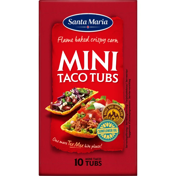 Mini Taco Tubs 10p Santa Maria