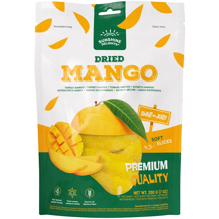 Torkad Mango 200g Sunshine Delights