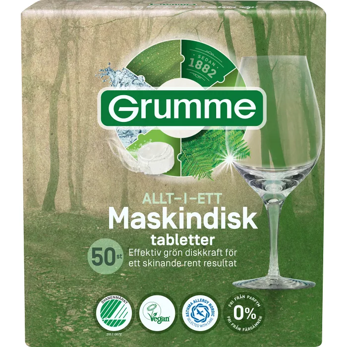 Maskindisktabletter 50-p Grumme