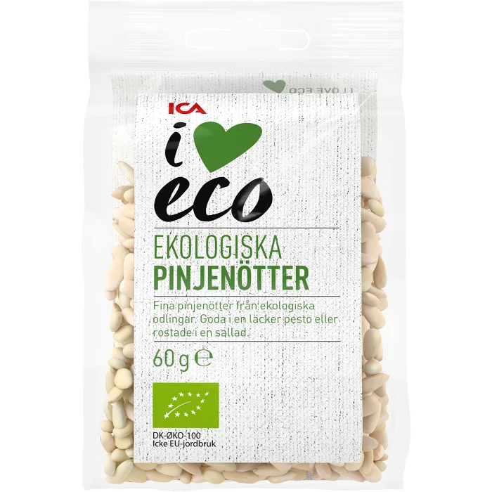 Pinjenötter 60g ICA I love eco