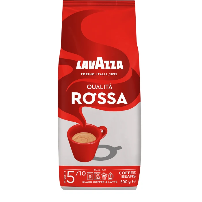 Kaffe Hela bönor Qualita Rossa 500g Lavazza
