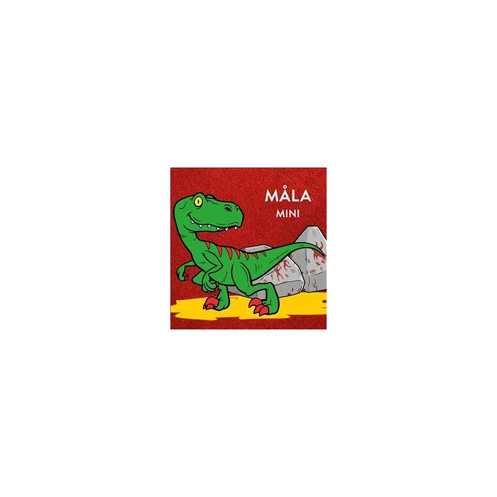 Måla mini. Dinosaurier