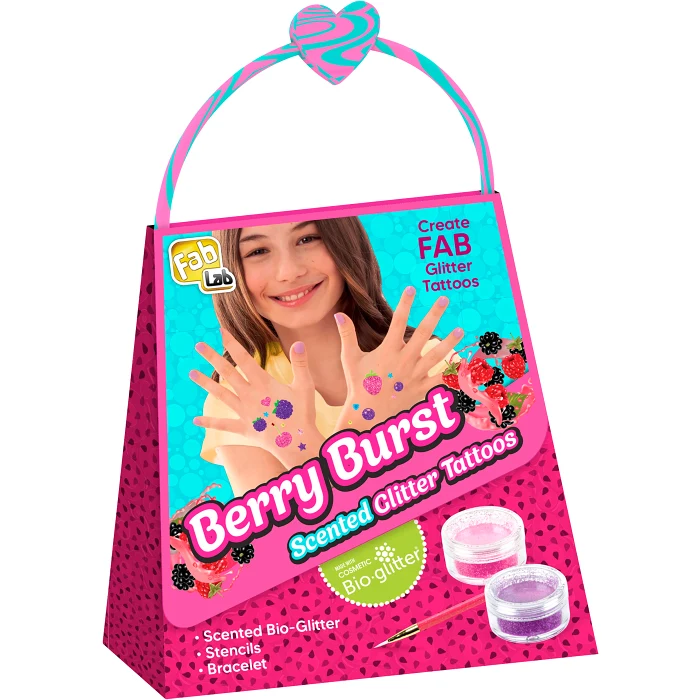 Glitter Tatoos Berry Burst Fab Lab
