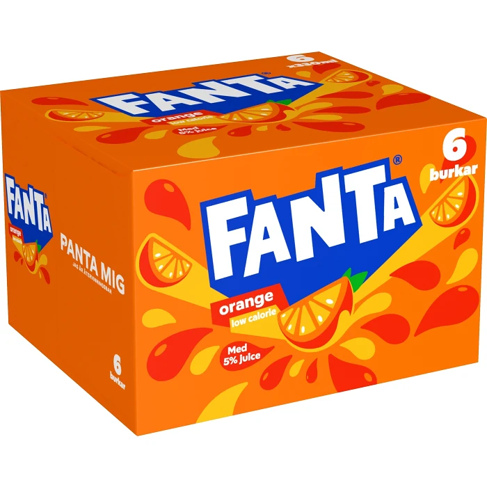 Läsk Orange 33cl 6-p Fanta