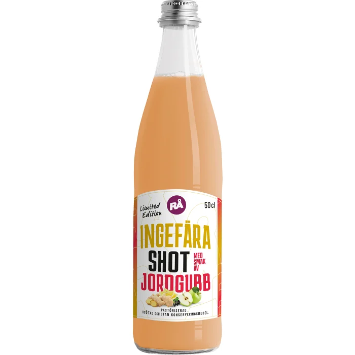 Ingefära Shot Jordgubb 50cl RÅ