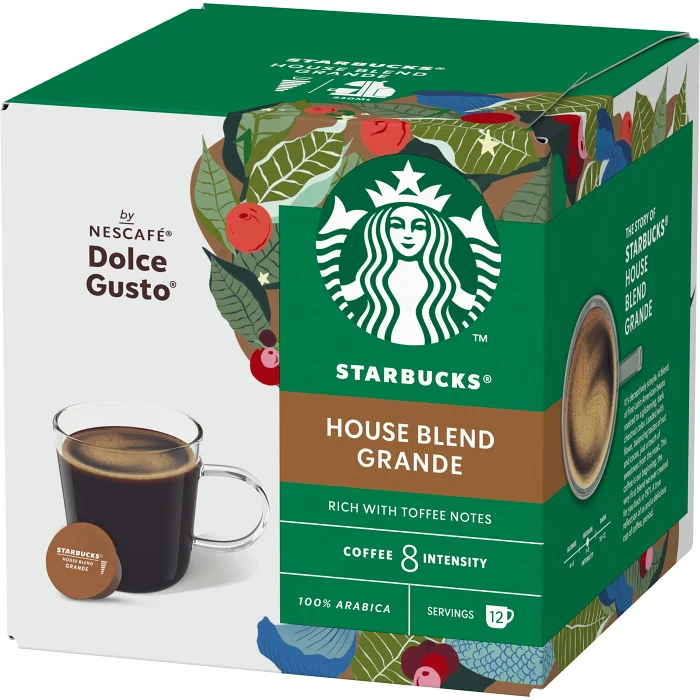 Kaffekapslar Dolce Gusto House Blend 12-p Starbucks