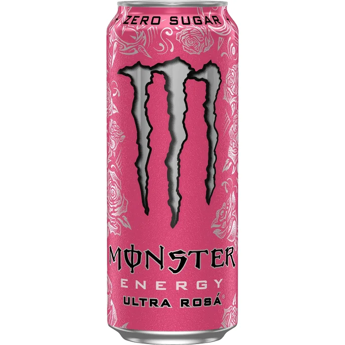 Energidryck Ultra Rosá Sockerfri 50cl Monster Energy
