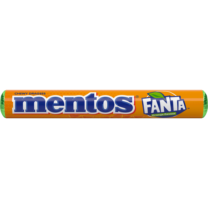 Godistabletter Fanta Orange 37,5g Mentos