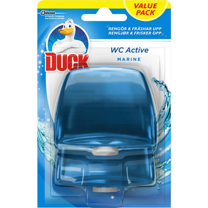 Toalettrengöring WC active Marine Refill 55ml 2-p Duck