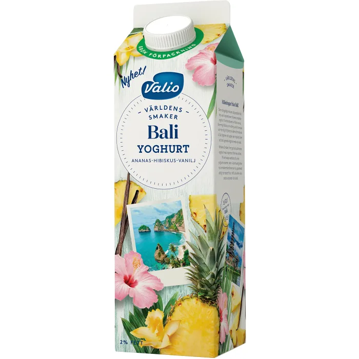 Yoghurt Världens smaker Bali 1000g Valio