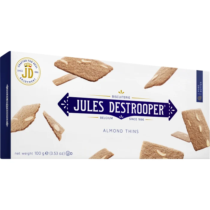 Mandelkakor Almond Thins 100g Jules Destrooper