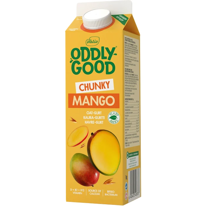 Havregurt Mellanmål Chunky Mango 1000g Oddlygood®