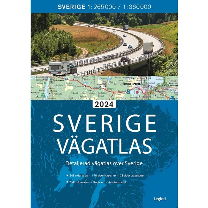 Sverige vägatlas 2024