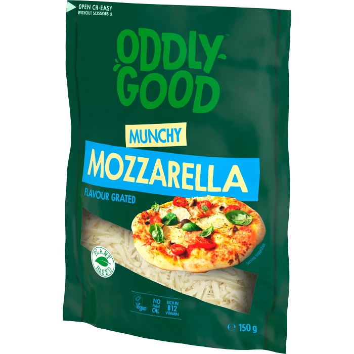 Mozzarella vegan riven 150g Oddlygood®