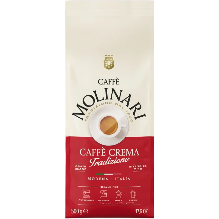 Kaffebönor Crema Tradizione 500g Caffe Molinari