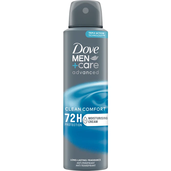 Deodorant 72h Advanced Clean Comfort Spray 50ml Dove Men Care