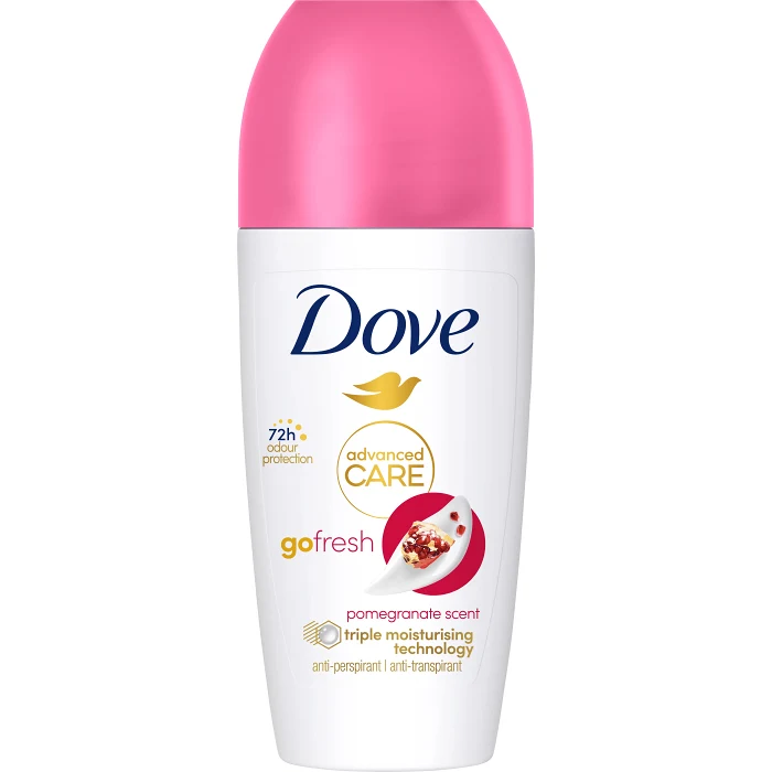 Deodorant 72h Advanced Care Pomegranate & Lemon Roll-On 50ml Dove