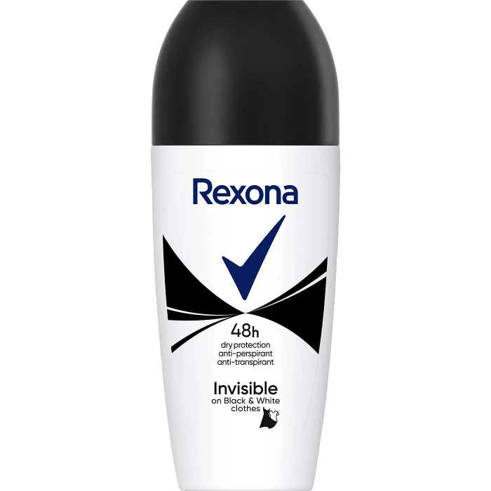 Deodorant 48h Invisible On Black + White 50ml Rexona