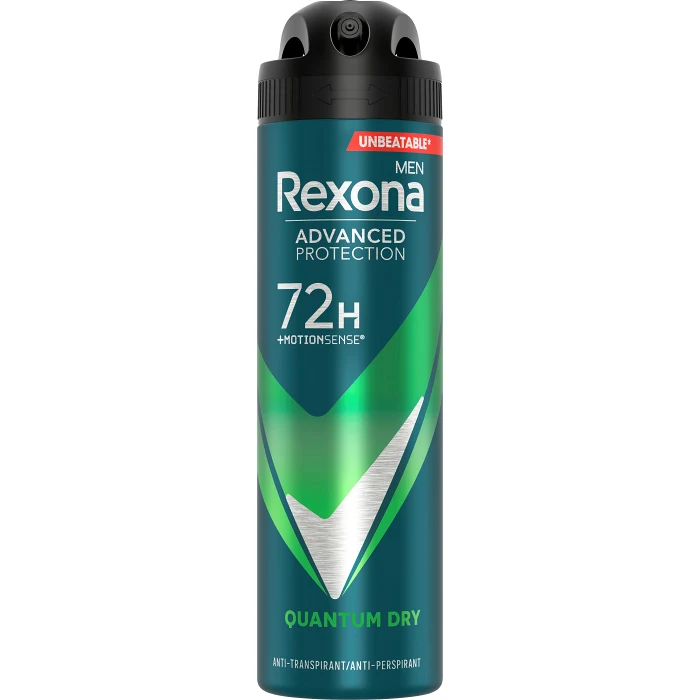Deodorant 72h Advanced Protection Quantum Dry Spray 150ml Rexona