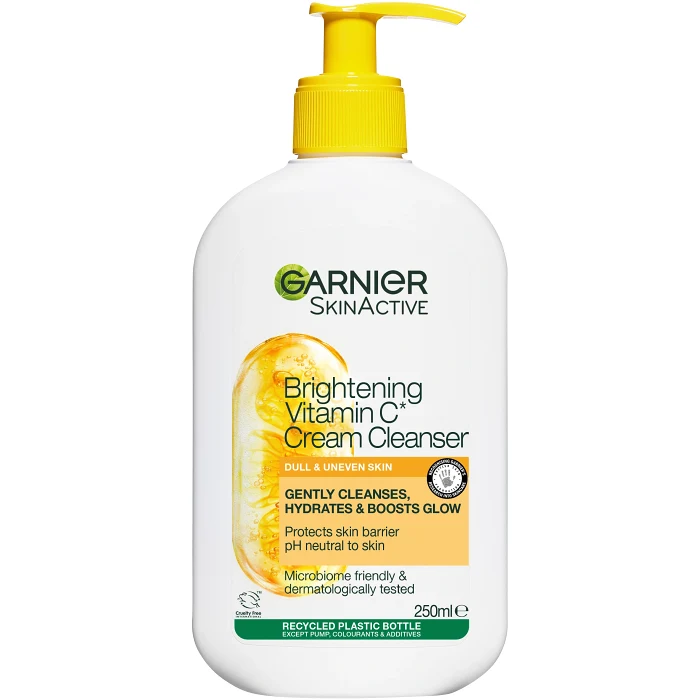 Ansiktsrengöring Brightening Vitamin C Cream Cleanser 250ml Garnier