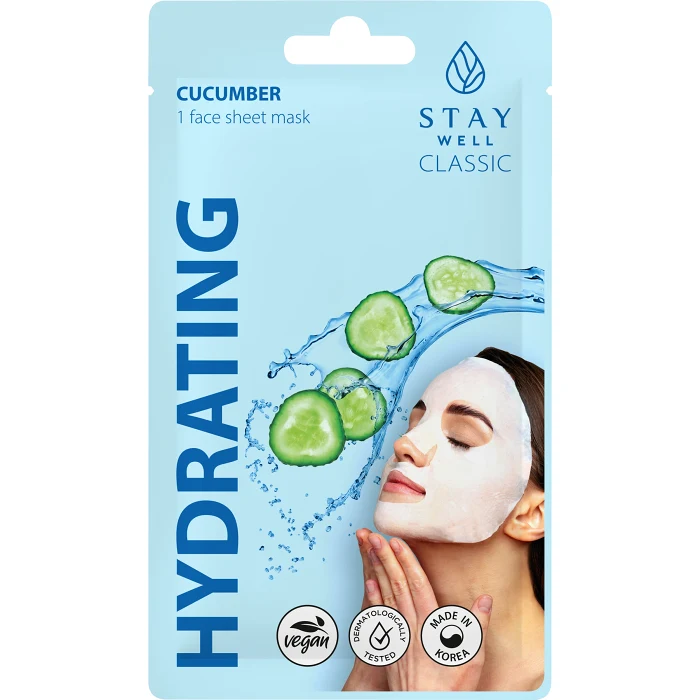 Ansiktsmask Classic Cucumber Mask 1-p Stay Well