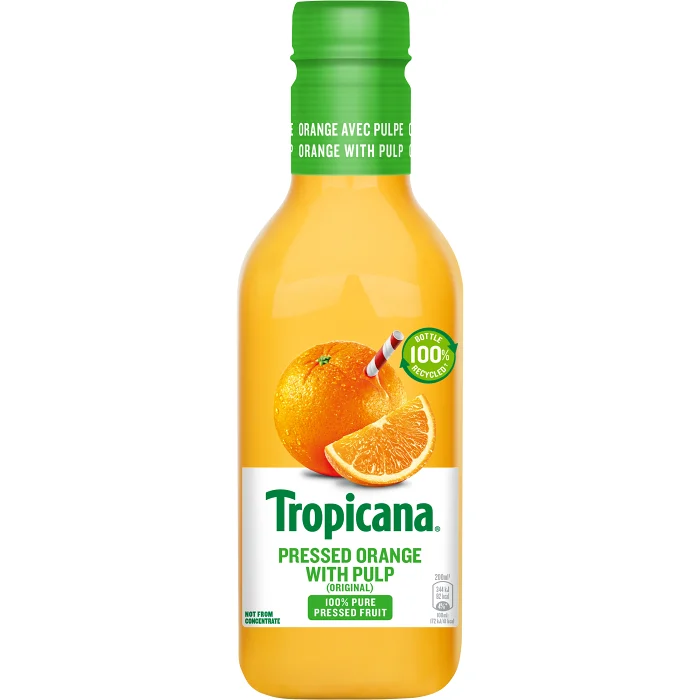 Apelsinjuice med fruktkött 900ml Tropicana
