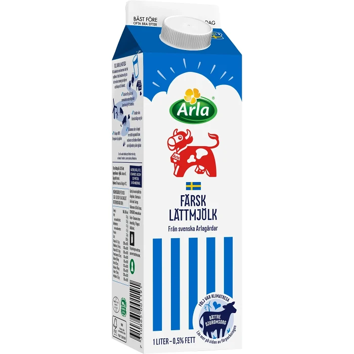 Färsk lättmjölk 0,5% 1l Arla Ko®