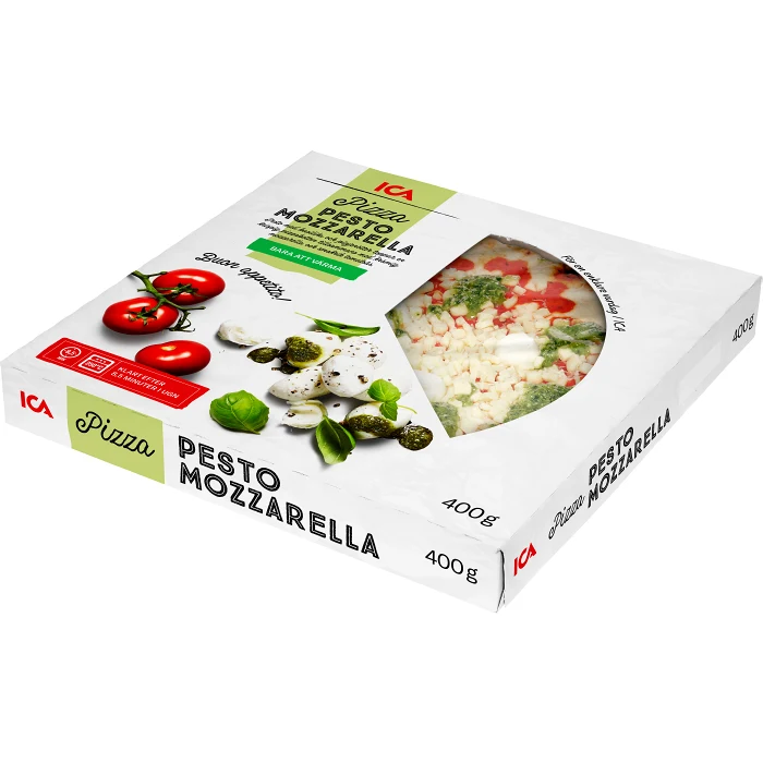 Pizza Pesto Mozarella 400g ICA