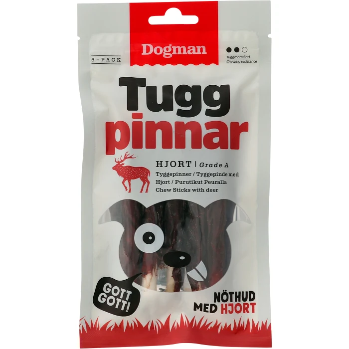 Tuggpinnar hjort 60 Gram Dogman